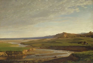 Ylävirtaan länteen, noin 1860